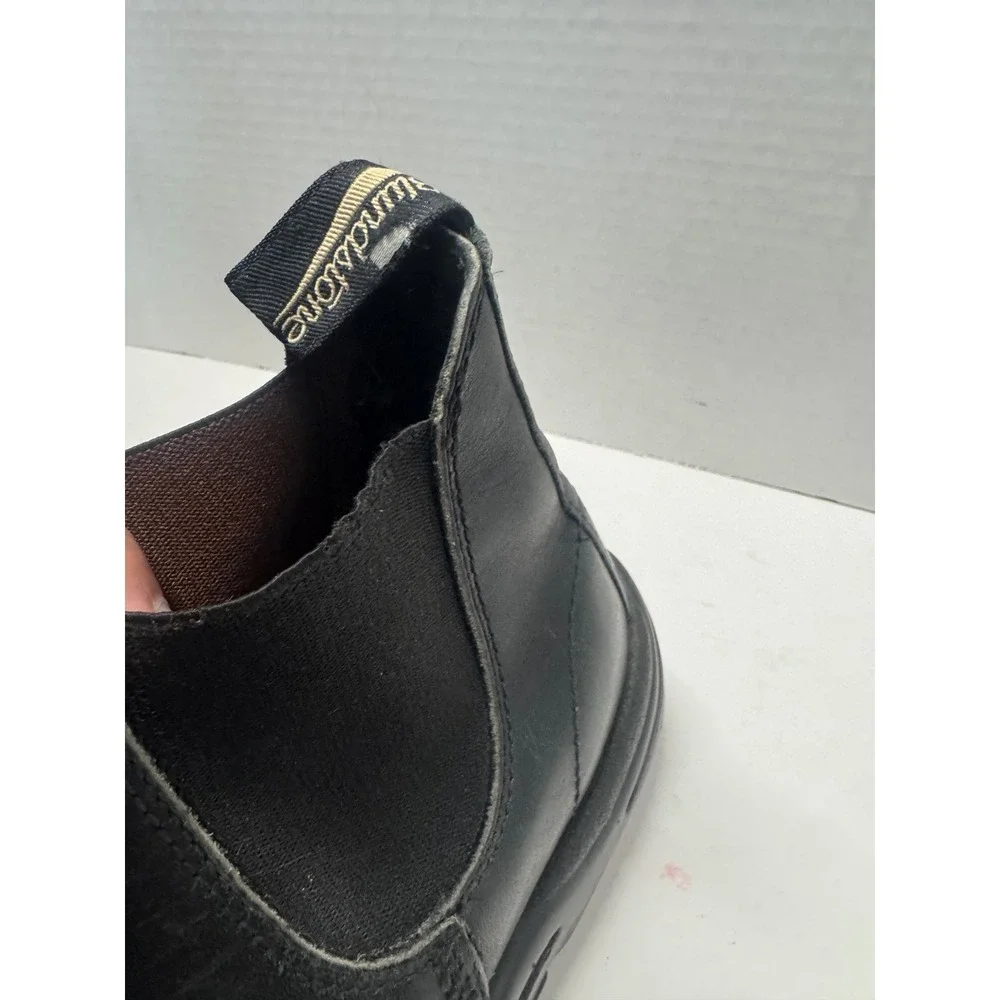 Blundstone 990 Mens Black Leather Chelsea Work Boots AU 8 US 9 Lug Sole